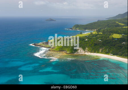 Coastline, Lord Howe Island, New South Wales, Australia Stock Photo