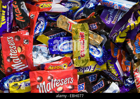 Colourful Confectionery wrappers. Stock Photo
