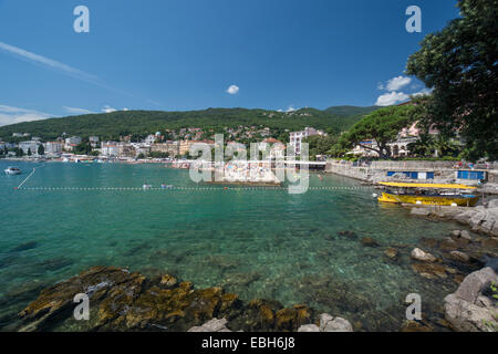 Opatija has been one of the most popular destinations for sightseeing in Croatia since the 19th century when the Habsburgs turne Stock Photo