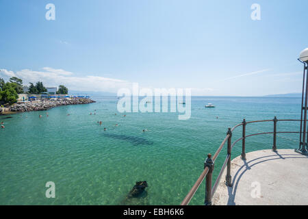 Opatija has been one of the most popular destinations for sightseeing in Croatia since the 19th century when the Habsburgs turne Stock Photo