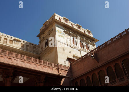 Lallgarh Palace in Bikaner Rajasthan India Stock Photo