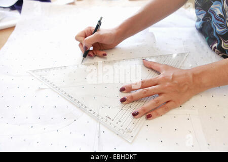 Designer at work in studio Stock Photo