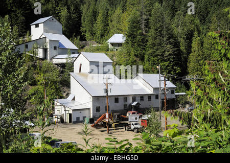 Klondike Silver Corperation Mine, Sandon, Selkirk Mountains, British Columbia, Canada Stock Photo