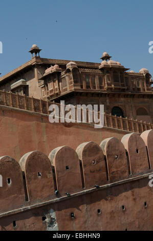 Lallgarh Palace in Bikaner Rajasthan India Stock Photo