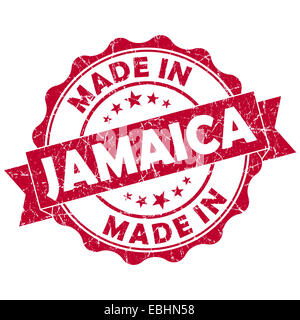 made in jamaica grunge seal Stock Photo