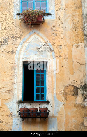 Italy, Liguria, Colla Micheri, Old Village Stock Photo