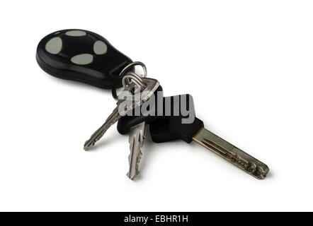 Car keys on a white background Stock Photo