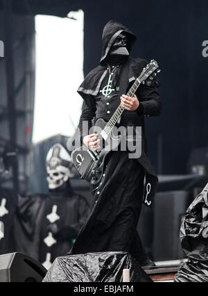 Sonisphere Festival held at Hietaniemi beach - Performances  Featuring: Ghost Where: Helsinki, Finland When: 28 May 2014 Stock Photo