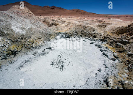 Sol de Mañana geothermal area. Salar de Uyuni tour. Bolivia Stock Photo