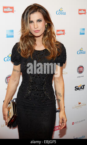 Hamburg, Germany. 01st Dec, 2014. Actress Elisabetta Canalis poses during the 'Movie Meets Media' event at the Hotel Atlantic Kempinski in Hamburg, Germany, 01 December 2014. Photo: GEORG WENDT/dpa/Alamy Live News Stock Photo