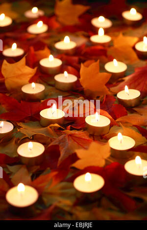 Digital painting of a burning candle in colour background. The