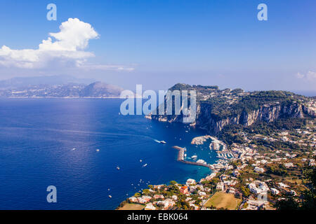 View from the north coast, Capri, Italy