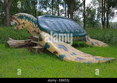 Archelon (Archelon ischyros), largest known seaa turtle, extinct Stock Photo