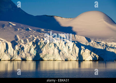 glacier in Neumayer Channel, Antarctica, Palmer Archipelago Stock Photo