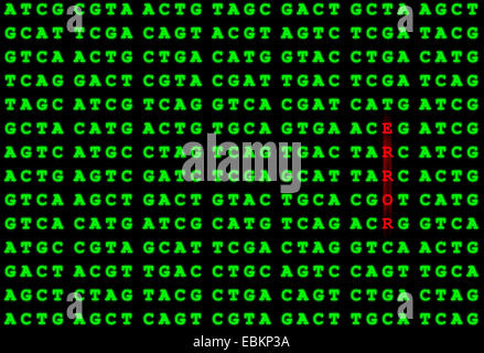 symbol picture DNA error Stock Photo