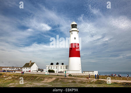 Portland Bill lighthouse, in Dorset, England. Stock Photo
