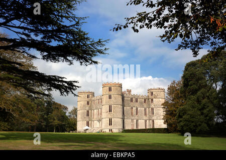 Lulworth castle in Dorset, UK Stock Photo