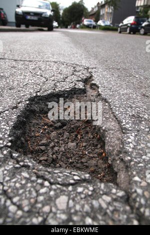 road hole, Germany Stock Photo