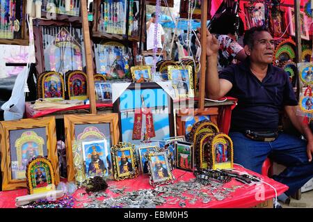 Souvenirs - Señor Cautivo peregrination in CORRALES. Department of Tumbes .PERU Stock Photo