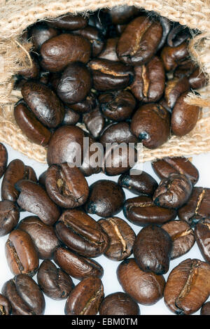 roasted coffee beans Stock Photo