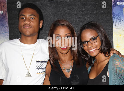 THE ODD WAY HOME Theatrical World Premiere  Featuring: Rodney Peete Jr,Holly Robinson Peete,Ryan Elizabeth Peete Where: Hollywood, California, United States When: 31 May 2014 Stock Photo