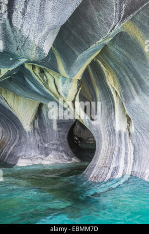 Marble Caves, General Carrera Lake, Puerto Tranquilo, Aysén Region, Chile Stock Photo