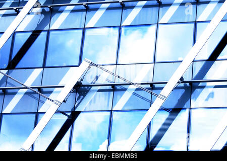 detail of a modern building windows Stock Photo
