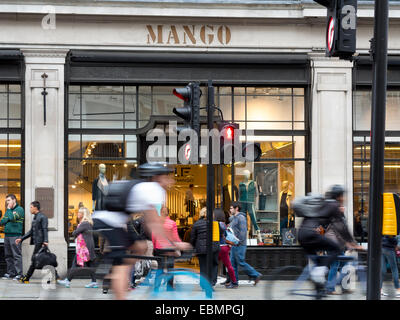 mango outlet fashion front shop in calle larios malaga spain stock photo alamy