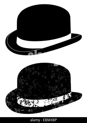 Black Top Hat illustration isolated on white background Stock Photo - Alamy