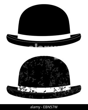 Black Top Hat illustration isolated on white background Stock Photo - Alamy
