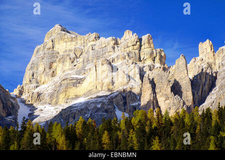 dolomite summit of the Tofane group, Tofana di Rozes, Italy, South Tyrol, Dolomiten , Cortina Ampezzo Stock Photo