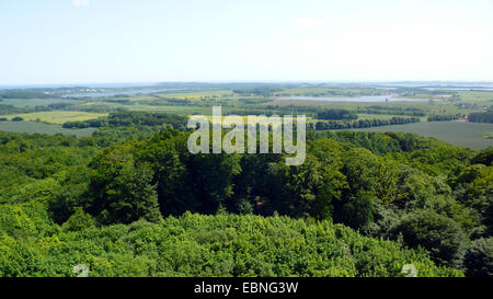 lookout from Granitz Hunting Lodge, Germany, Mecklenburg-Western Pomerania, Ruegen Stock Photo