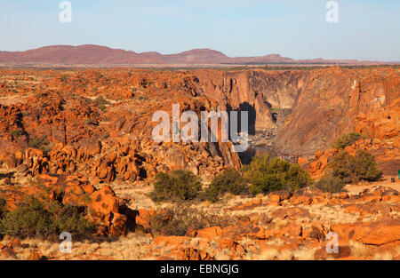 Augrabies Falls National Park, canyon of the Oranje river at evening light, South Africa, Augrabies Falls National Park Stock Photo