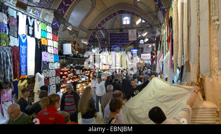 Grand Bazaar, sale of clothing, Turkey, Istanbul, Eminoenue, Beyazit Stock Photo