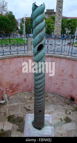 ancient bronze Serpent Column, Turkey, Istanbul Stock Photo