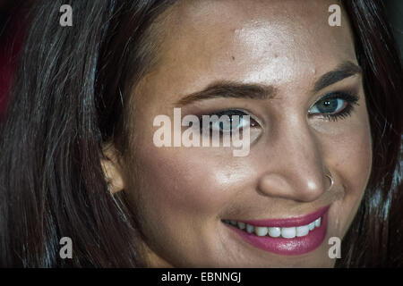London, UK. 3rd Nov, 2014. Laura Wright attends 22nd ICAP Charity Day Credit:  Guy Corbishley/Alamy Live News Stock Photo