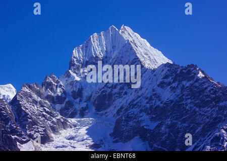 Thamserku. View from Everest View Hotel, Nepal, Himalaya, Khumbu Himal Stock Photo