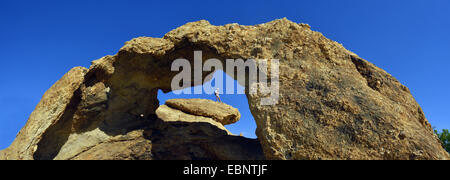 Rock arch in national park of Naukluft in desert of Namibia, Namibia, Namib Naukluft National Park Stock Photo