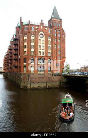 storehouse in the Speicherstadt, Germany, Hamburg Stock Photo