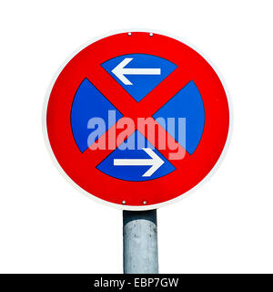 traffic sign 'no stopping or parking allowed' Stock Photo