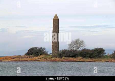 'Pencil' Monument commemorating Battle of Largs (1263), North Ayrshire, Scotland, Great Britain, United Kingdom, UK, Europe Stock Photo