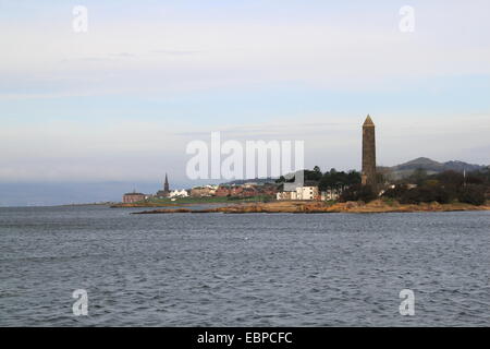 'Pencil' Monument commemorating Battle of Largs (1263), North Ayrshire, Scotland, Great Britain, United Kingdom, UK, Europe Stock Photo