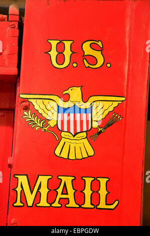 US Mail sign, Old Town San Diego State Historic Park, California Stock Photo