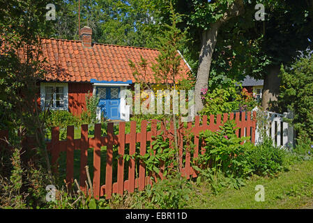 typical Swedish house on Oeland, Sweden, Oeland Stock Photo