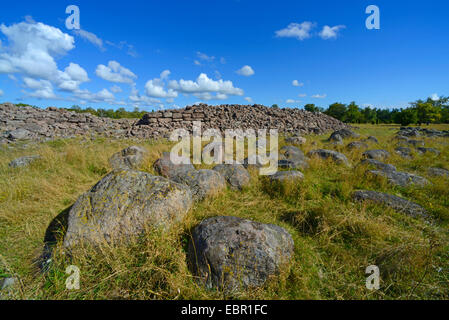 ruins of castle Ismantorp on Oeland, Sweden, Oeland Stock Photo