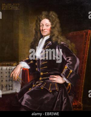 ActiveMuseum 0003721.jpg / Sir Christopher Wren, architect and scientist, 1711 - Sir Godfrey Kneller Oil on canvas 22/01/2014  -   / 18th century Collection / Active Museum Stock Photo