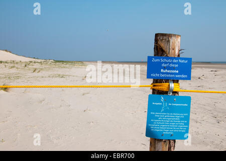 protected area in tidal sea nationalpark, Germany, Lower Saxony, Spiekeroog Stock Photo