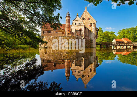 Vischering Castle in Luedinghausen, Germany, North Rhine-Westphalia, Luedinghausen Stock Photo