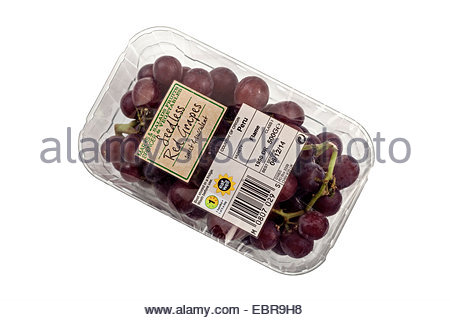 a plastic punnet of grapes Stock Photo: 41958427 - Alamy