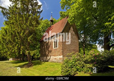 St. Georg Chapel at Vischering Castle, Germany, North Rhine-Westphalia, Luedinghausen Stock Photo